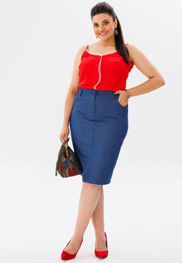 Юбка ANELLI 1410 туманная заря