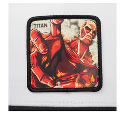 Бейсболка CAPSLAB арт. CL/AOT/1/CT/TIT Attack on Titan Colossal Titan (белый / черный)  фото 4