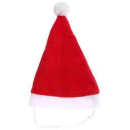 Цена за 2 шт. Колпак новогодний для кошек и собак "МурГаф", цвет красный, 13*20см