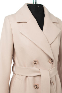 01-10880 Пальто женское демисезонное (пояс)