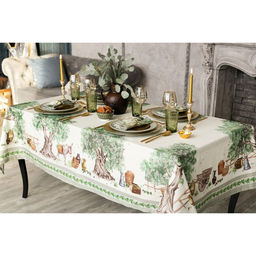 Скатерть Этель Olivia 180×145 см +/- 3 см, 100% хлопок, саржа 190 г/м²