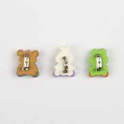 Значки пластиковые Веселая вечеринка, набор 3 шт., 2.1?2.9 см