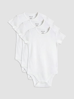 Bisiklet Yaka K?z Bebek ??t??tl? Body 3l?