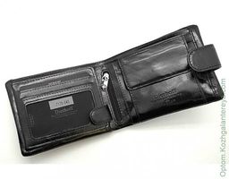 Мужское кожаное портмоне Dierhoff Д 7175-545 - Sergio valentini фото 2