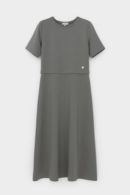 ЕВТ 5095/пряный базилик платье жен