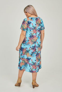 Платье Luxury Moda 1285 голубой