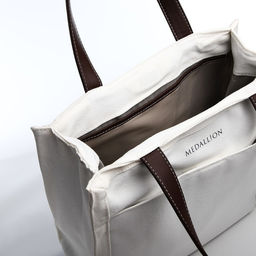 Шопер на молнии, цвет белый - Simaland фото 4