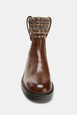 FLAT SOCK ANKLE BOOTS - Zara фото 6