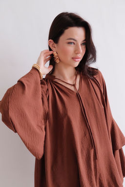Martichelli Блуза кофейная  фото 17