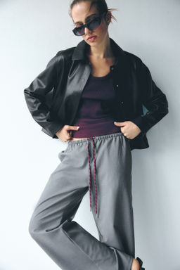 Pantal?n con cord?n de ajuste - H&m фото 3