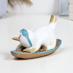 Фигурка полистоун TAKE IT EASY «Пингвин на борде», 14×5.5×7.5 см