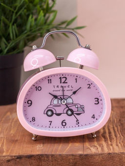 Часы-будильник "Transport", pink