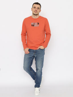 CRB wear/CWSM 60312-29 Джемпер мужской,терракотовый/Ex.Cherubino  фото 2