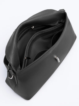 Женская кожаная сумка Richet 3282LN 376 Черный