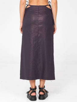 Юбка с фигурными вырезами