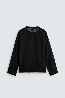 TEXTURED MESH JUMPER - Zara фото 8