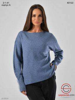 Женская тёплая кофта с пуговицами - Bruno фото 8