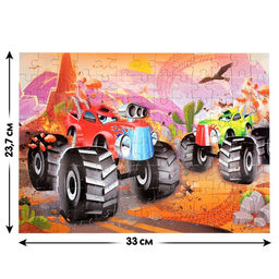 Пазл Невероятные машины, 104 элемента - Puzzle time фото 2