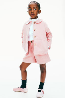 Pantalon corto con pinzas