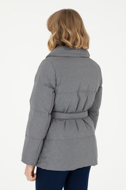 Женское серое пальто Неожиданная скидка в корзине - U.s. polo assn фото 5