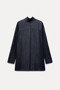 ZW COLLECTION SHIRT WITH TIE AND BUTTONS - Zara фото 6