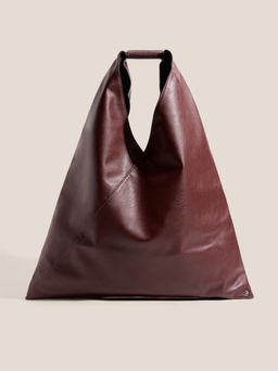 Женский шоппер MM6 MAISON MARGIELA CLASSIC JAPANESE HANDBAG Артикул 4670099, коричнево-бордовый