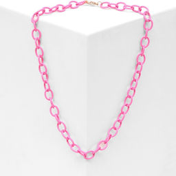 Чокер Цепь мультики, цвет розовый, L=30 - Queen fair фото 4