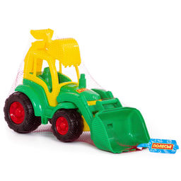 Чемпион, трактор с лопатой и ковшом (в сеточке) - Полесье фото 5