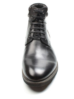 01-H9041-D11-SW3 BLACK Ботинки демисезонные мужские (натуральная кожа)