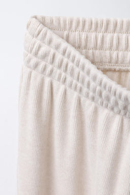 PANTAL?N WIDE LEG SOFT TOUCH / Crudo