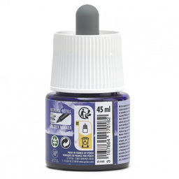 Краска акварель PEBEO акварельные чернила Colorex во флаконе с пипеткой 45 мл 417018 синий ночной