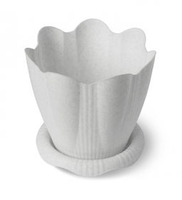 Горшок "Эдельвейс-мрамор" с поддоном 9,5л д29см арт.С194М