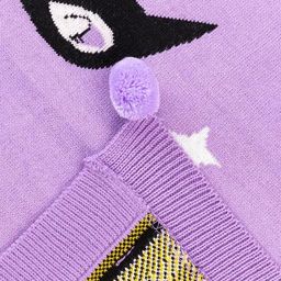 Вязаный плед Крошка Я Fantastic girl, 90х90 см  фото 10