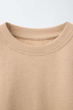 PLAIN HEAVY WEIGHT T-SHIRT - Zara фото 3