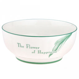 Зе Флауэр оф Хепинис (The Flower of Happiness) Салатник фарфоровый 1,7л, д20,3х8,7см, с деколью, отводка (Китай) - Домашняя мода фото 2