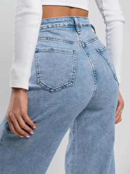 Джинсы широкие трубы