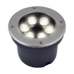 ULU-B11A-6W/2700K IP67 GREY Светильник светодиодный уличный. Архитектурный встраиваемый. Теплый белый свет (2700К). Корпус серый. TM Uniel.