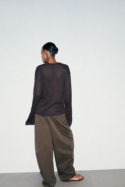 CUT-OUT KNIT TOP - Zara фото 23