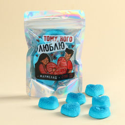 Мармелад сердечки Тому, кого люблю, 65 г.