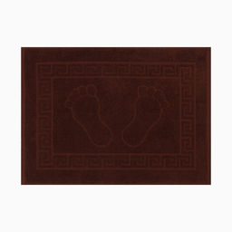 Полотенце махровое для ног 50х70см, коричневый 100% хлопок, 400 г/м - Текстиль центр фото 2