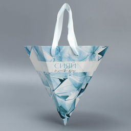 Пакет подарочный Кристалл, 23 20 23 см - Дарите счастье фото 3