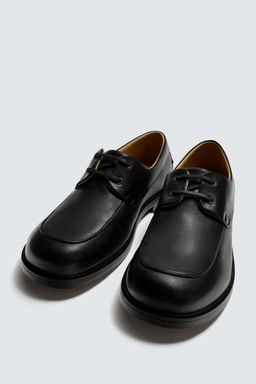 LEATHER DECK SHOES LIMITED EDITION - Zara фото 2