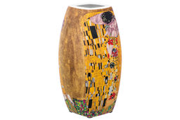 Ваза 1,5 л 11*11*21 см "Поцелуй" квадрат, NEW BONE CHINA