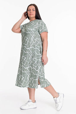 Платье 324105а Хаки - Елена фото 9