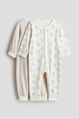 Pack de 2 pijamas enteros en algod?n - H&m фото 12