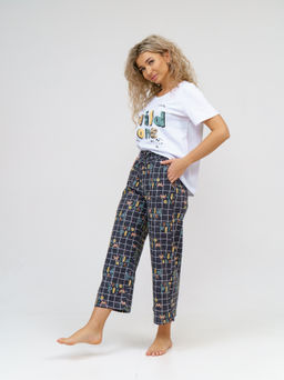 926 Пижама "Клетка/фуме"