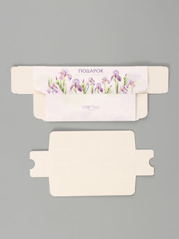 Цена за 5 шт. Коробка складная с окном Подарок для тебя, 5.5?18?5.5 см