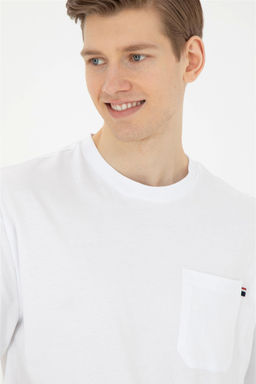 Мужская белая футболка - U.s. polo assn фото 2