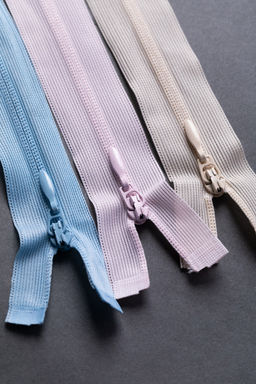 Молния Спираль р/м GAMMA т.3 G103L2 плательная пластик 60 см двухзамковая 10 шт