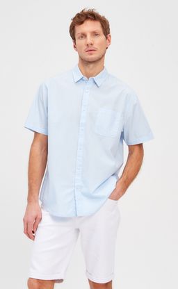 Рубашка к/р F311-0450-1 pale blue - Fine joyce фото 4